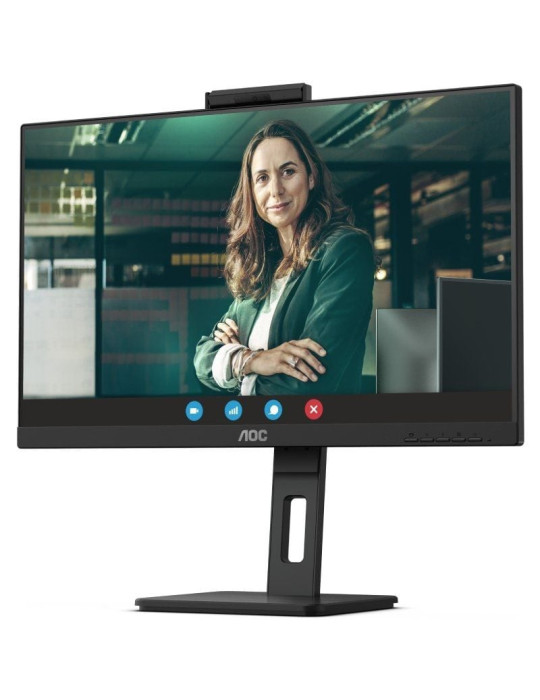 Monitor Profesional AOC Q27P3QW 27"/ QHD/ Webcam/ Multimedia/ Regulable en altura/ Negro