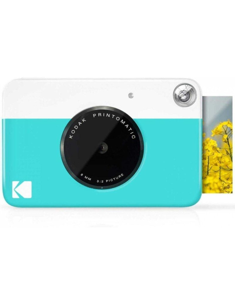 Cámara Digital Instantánea Kodak Printomatic/ 5MP/ Tamaño Foto 2"x3"/ Azul