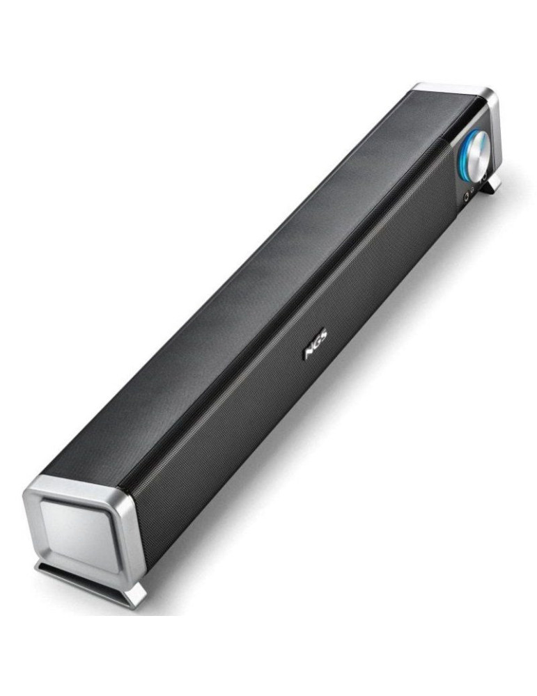 Barra de Sonido con Bluetooth NGS Subway/ 40W/ 2.0/ Negra