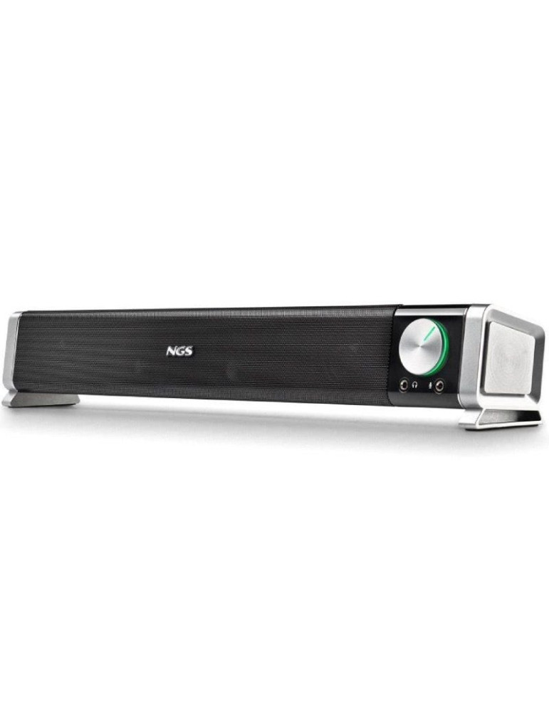 Barra de Sonido con Bluetooth NGS Subway/ 40W/ 2.0/ Negra