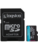 Tarjeta de Memoria Kingston CANVAS Go! Plus 512GB microSD XC con Adaptador/ Clase 10/ 200MBs