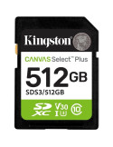Tarjeta de Memoria Kingston CANVAS Select Plus 512GB SD XC/ Clase 10/ 150MBs