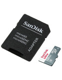 Tarjeta de Memoria SanDisk Ultra 128GB microSD XC con Adaptador/ Clase 10/ 80MB/s