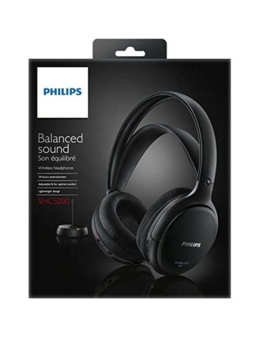 Auriculares Inalámbricos Philips SHC5200/ Radiofrecuencia/ Negros 2