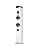 Torre de Sonido con Bluetooth NGS SKY CHARM PRO/ 80W/ 2.0/ Blanca