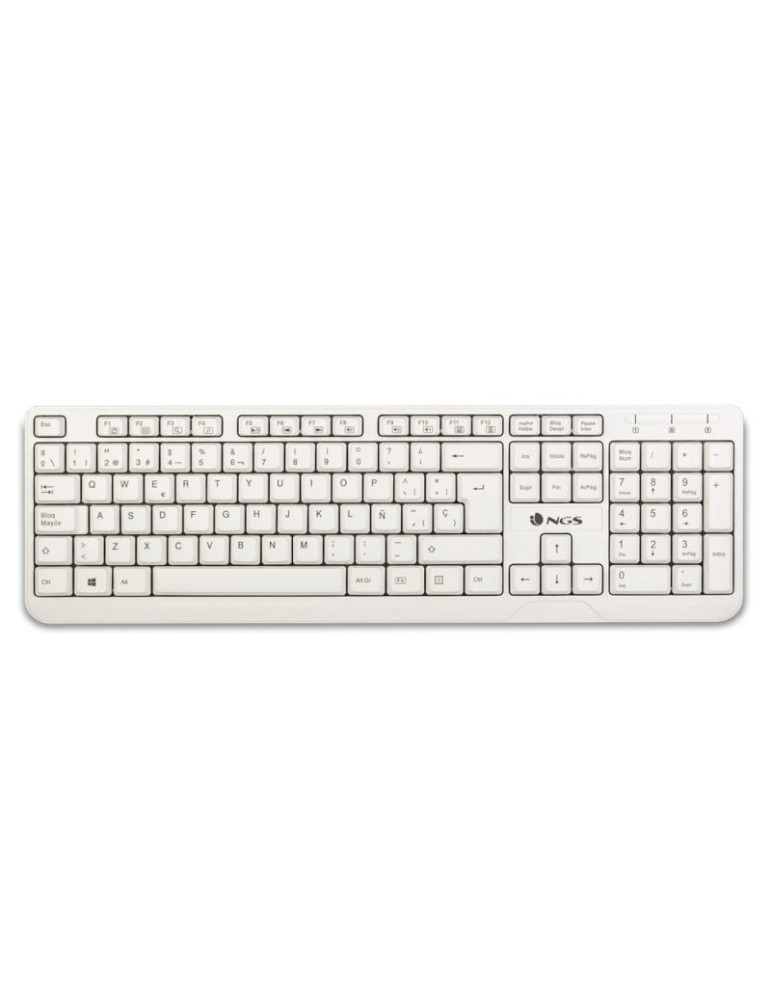 Teclado NGS Spike/ Blanco