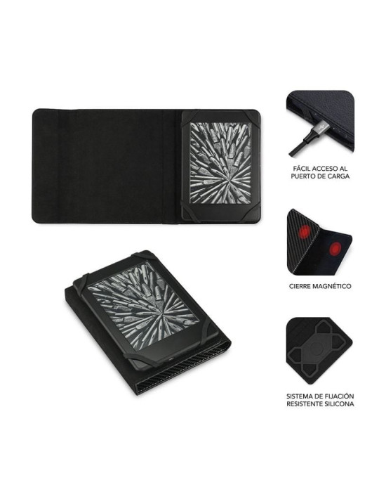 Funda para libro electrónico Subblim Clever Case/ Negra