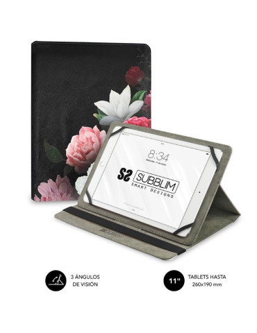 Funda Subblim Trendy Case Rosas para Tablet de 9.6"-11" 2