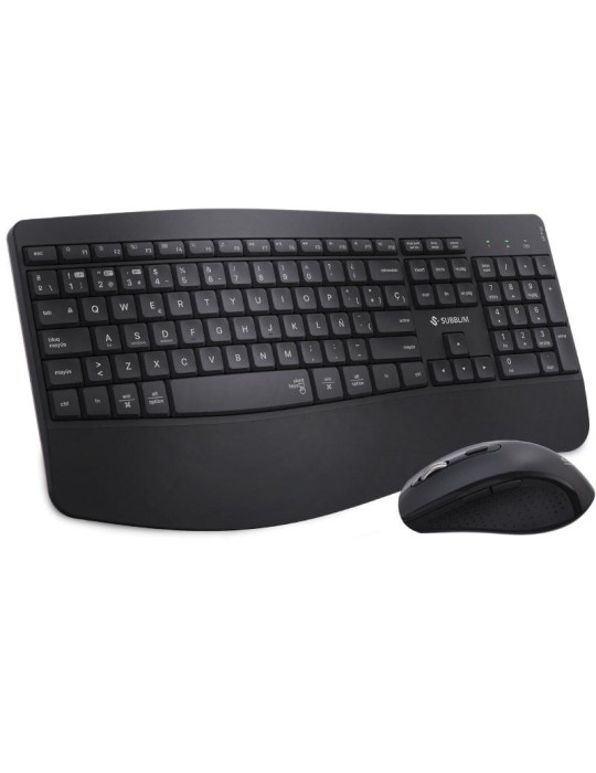 Teclado y Ratón Inalámbrico Subblim Combo Dual Office Prowave/ Negro