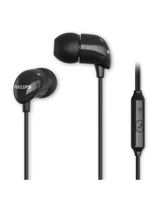 Auriculares Intrauditivos Philips TAE1126BK/ con Micrófono/ Jack 3.5/ Negros