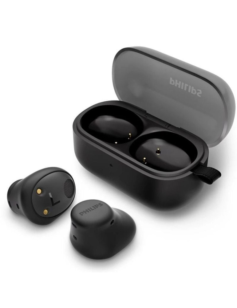 Auriculares Bluetooth Philips TAT2149 con estuche de carga/ Autonomía 6h/ Negros