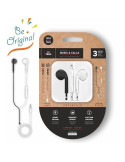 Auriculares Intrauditivos Tech One Tech earTECH B&W Be Original TEC1011/ con Micrófono/ Mini Jack 3.5/ Blanco y Negro