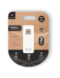 Pendrive 32GB Tech One Tech Basic USB 2.0/ Blanco