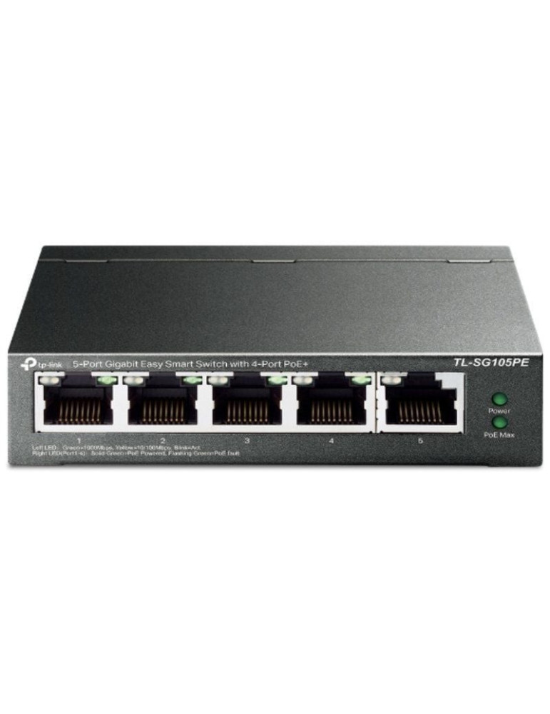 Switch TP-Link TL-SG105PE 5 Puertos/ RJ-45 10/100/1000 PoE