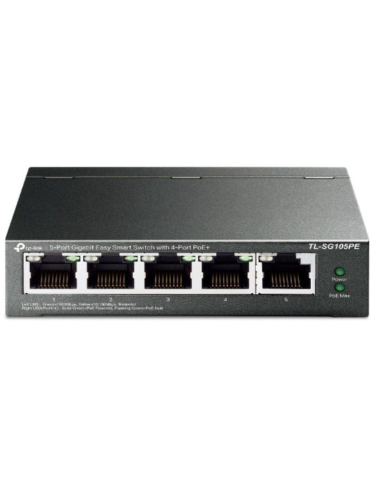 Switch TP-Link TL-SG105PE 5 Puertos/ RJ-45 10/100/1000 PoE