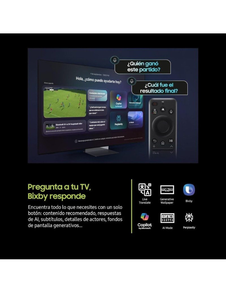 Televisor Samsung QLED Q8F TQ65Q8FAAU 65"/ Ultra HD 4K/ Smart TV/ WiFi