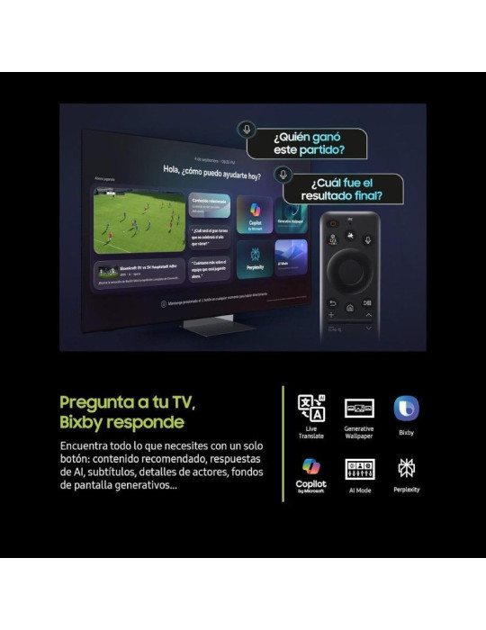 Televisor Samsung QLED Q8F TQ65Q8FAAU 65"/ Ultra HD 4K/ Smart TV/ WiFi