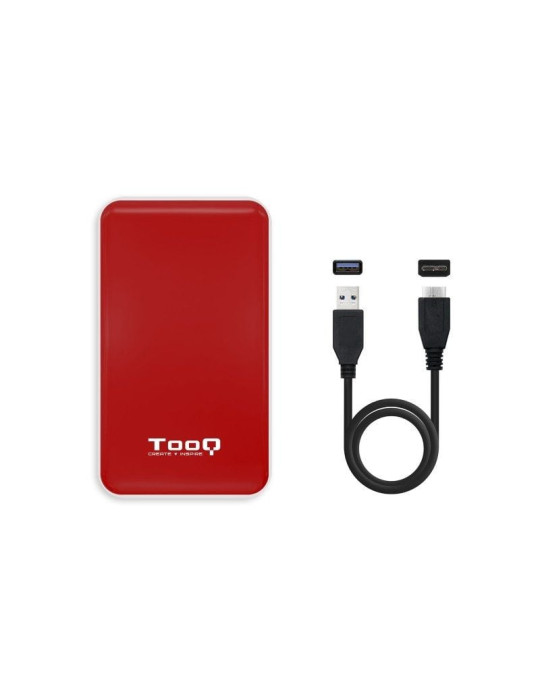 Caja Externa para Disco Duro de 2.5" TooQ TQE-2528R/ USB 3.1/ Sin tornillos