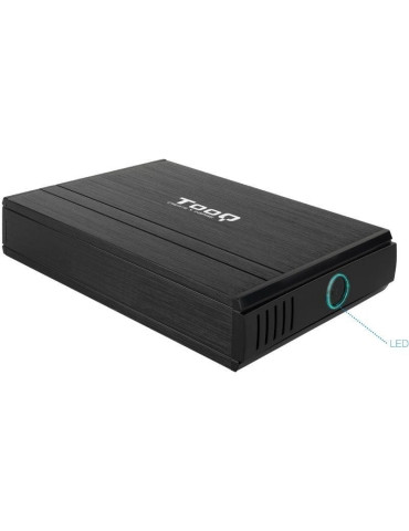Caja Externa para Disco Duro de 3.5" TooQ TQE-3520B/ USB 2.0 2