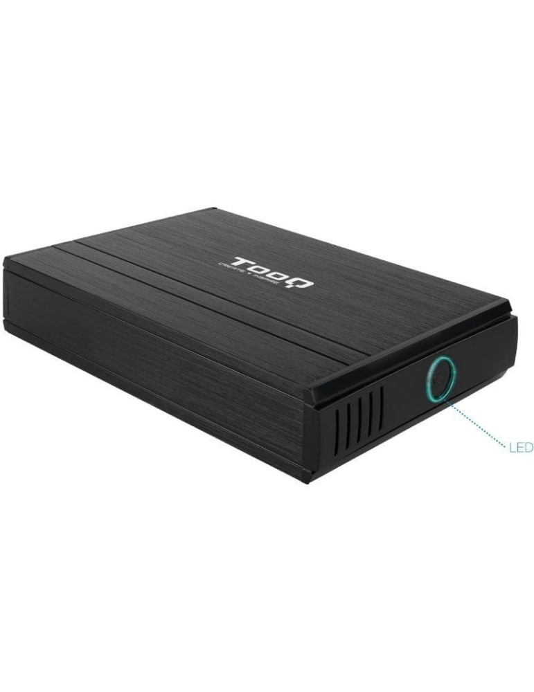 Caja Externa para Disco Duro de 3.5" TooQ TQE-3520B/ USB 2.0