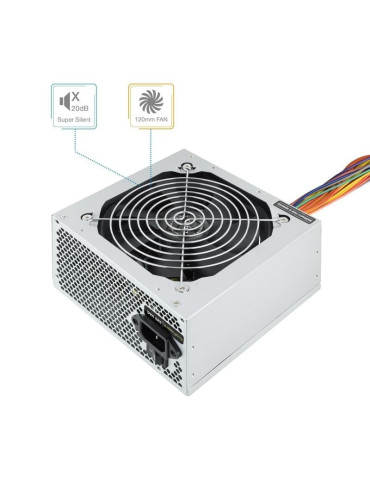 Fuente de Alimentación TooQ TQEP-500SSE-O OEM/ 500W/ Ventilador 12cm 2