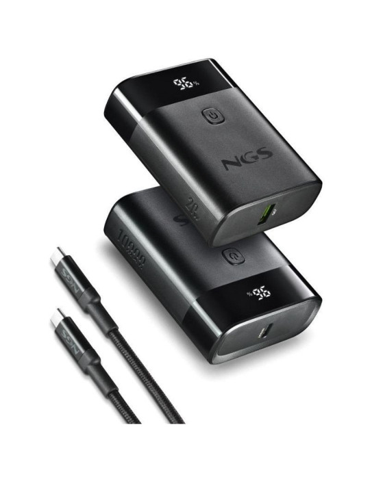 Powerbank 10000mAh NGS TWIX10/ 22.5W/ Negra