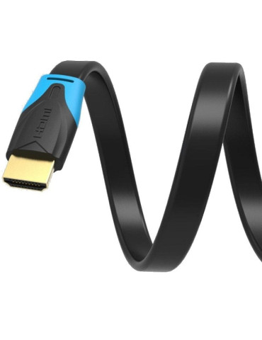 Cable HDMI 2.0 4K Vention VAA-B02-L200/ HDMI Macho - HDMI Macho/ 2m/ Negro 2