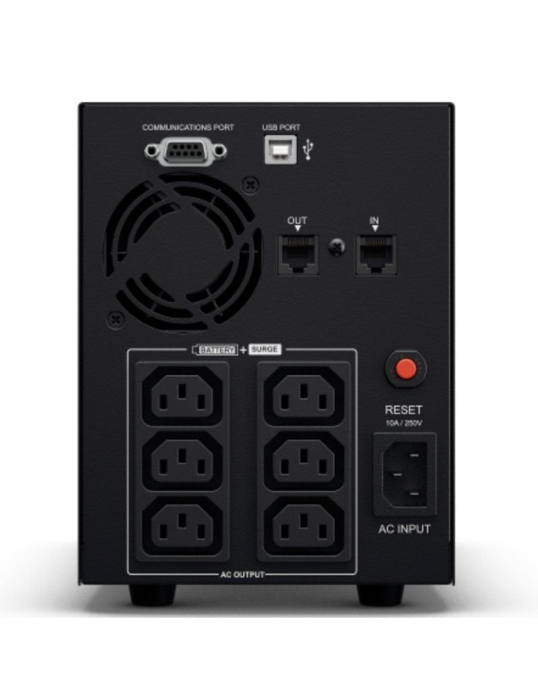 SAI Línea Interactiva Cyberpower VALUE2200EILCD/ 2200VA-1320W/ 6 Salidas/ Formato Torre