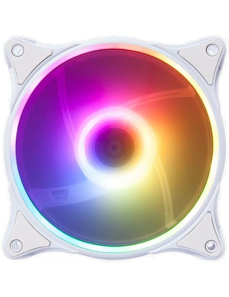 Ventilador Hiditec N18 ARGB/ 12cm/ Blanco