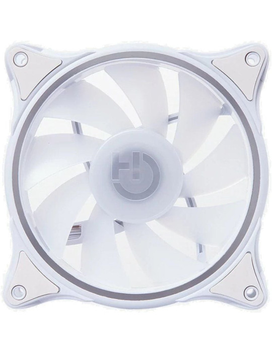 Ventilador Hiditec N18 ARGB/ 12cm/ Blanco