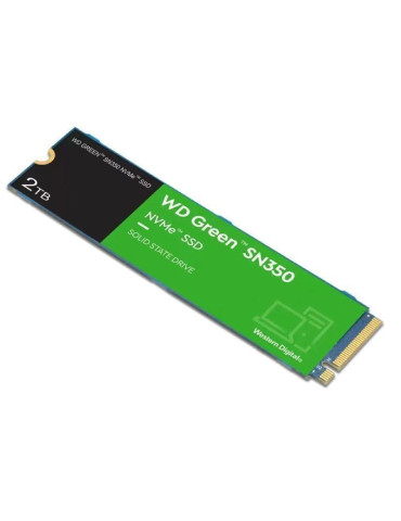 Disco SSD Western Digital WD Green SN350 2TB/ M.2 2280 PCIe Gen3/ Full Capacity 2