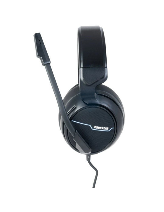 Auriculares Gaming con Micrófono Fonestar WIN-U/ USB/ Negros