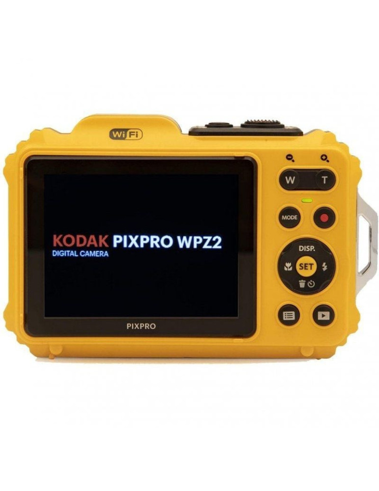 Cámara Digital Deportiva Kodak Pixpro WPZ2/ 16MP/ Zoom Óptico 4x/ Amarilla