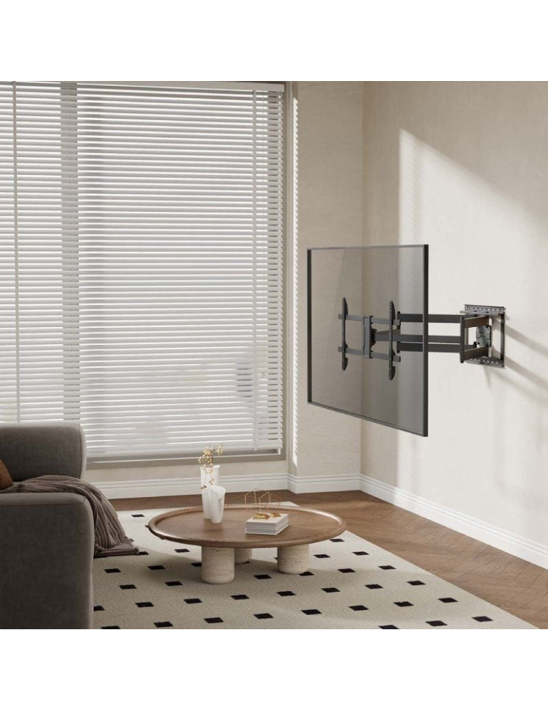 Soporte de Pared Giratorio/ Inclinable/ Nivelable Aisens WT90TSLE-387 para Monitores y TV de 43-90"/ hasta 60kg