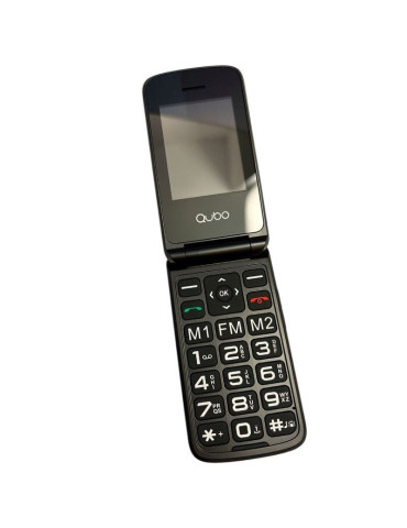Teléfono Móvil Qubo X-247 4G para Personas Mayores/ Negro 2