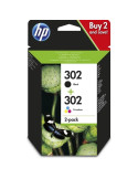 Cartucho de Tinta Original HP n 302 Multipack/ Negro/ Tricolor