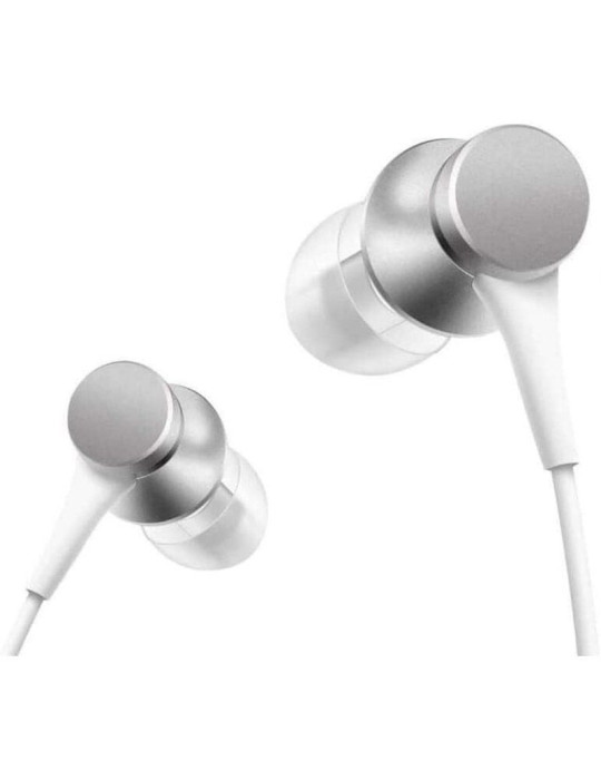 Auriculares Intrauditivos Xiaomi Mi In Ear Basic/ con Micrófono/ Jack 3.5/ Plateados