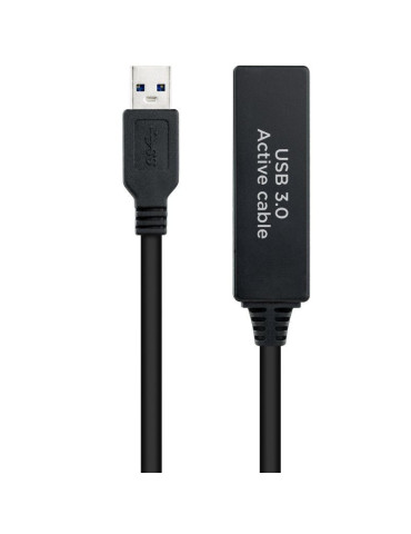 Cable Alargador Amplificador USB 3.0 Nanocable 10.01.0312/ USB Macho - USB Hembra/ 10m/ Negro 2