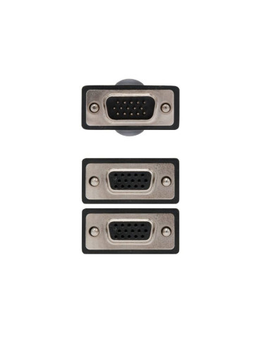 Cable Duplicador VGA Nanocable 10.15.2000/ VGA Macho - 2x VGA Hembra 2
