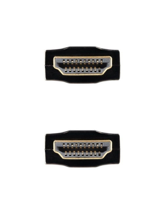 Cable HDMI 2.0 4K Nanocable 10.15.2010/ HDMI Macho - HDMI Macho/ 10m/ Negro