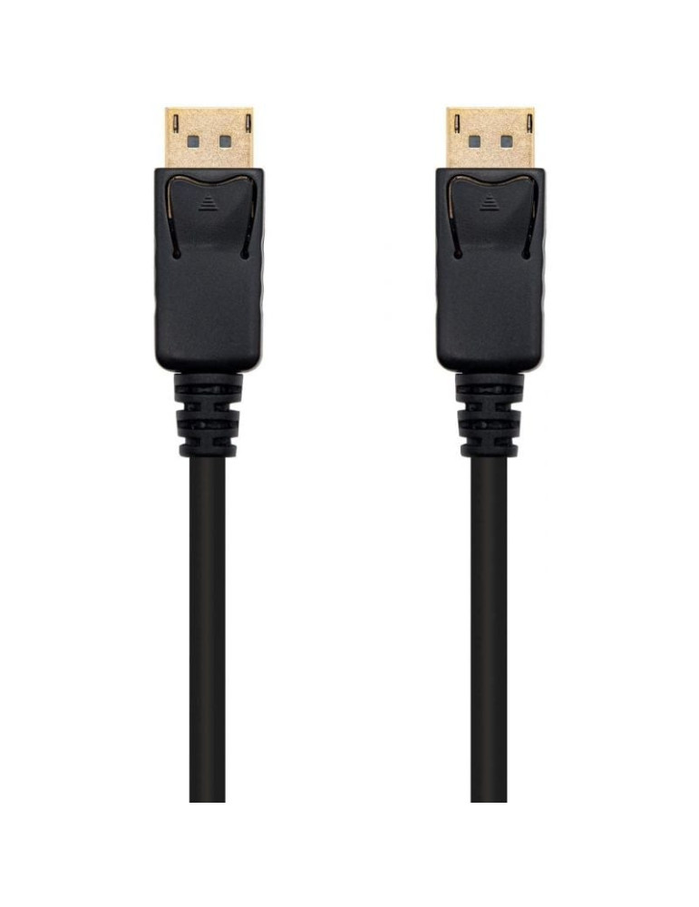 Cable Displayport 1.2 4K Nanocable 10.15.2305/ Displayport Macho - Displayport Macho/ 5m/ Negro