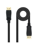 Cable DisplayPort Nanocable 10.15.2601-L150/ DisplayPort Macho - DisplayPort Macho/ 1.5m/ Negro