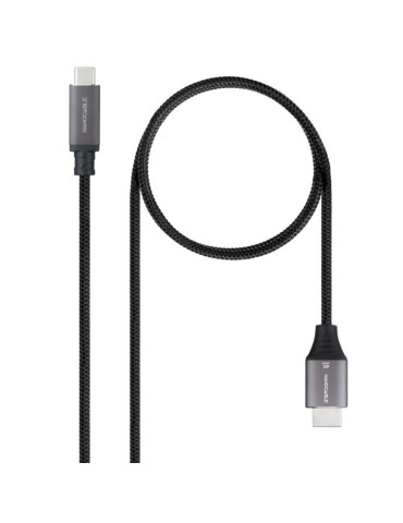 Cable Conversor Nanocable 10.15.5262/ USB Tipo-C Macho - HDMI Macho/ 1.8m/ Negro 2
