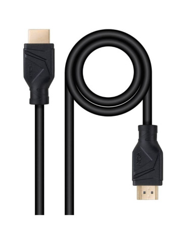 Cable HDMI 2.1 8K Nanocable 10.15.8300/ HDMI Macho - HDMI Macho/ 50cm/ Negro