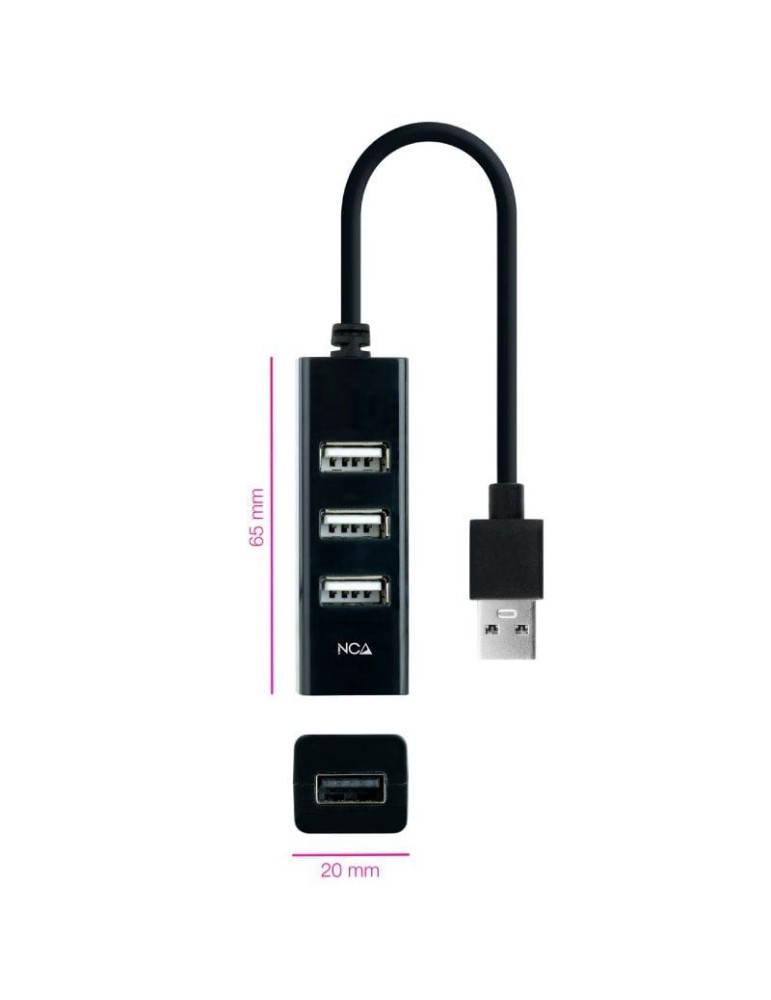 Hub USB 2.0 Nanocable 10.16.4404/ 4xUSB