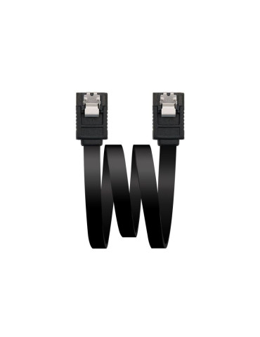 Cable SATA III Nanocable 10.18.1001-BK/ 50cm/ Negro 2