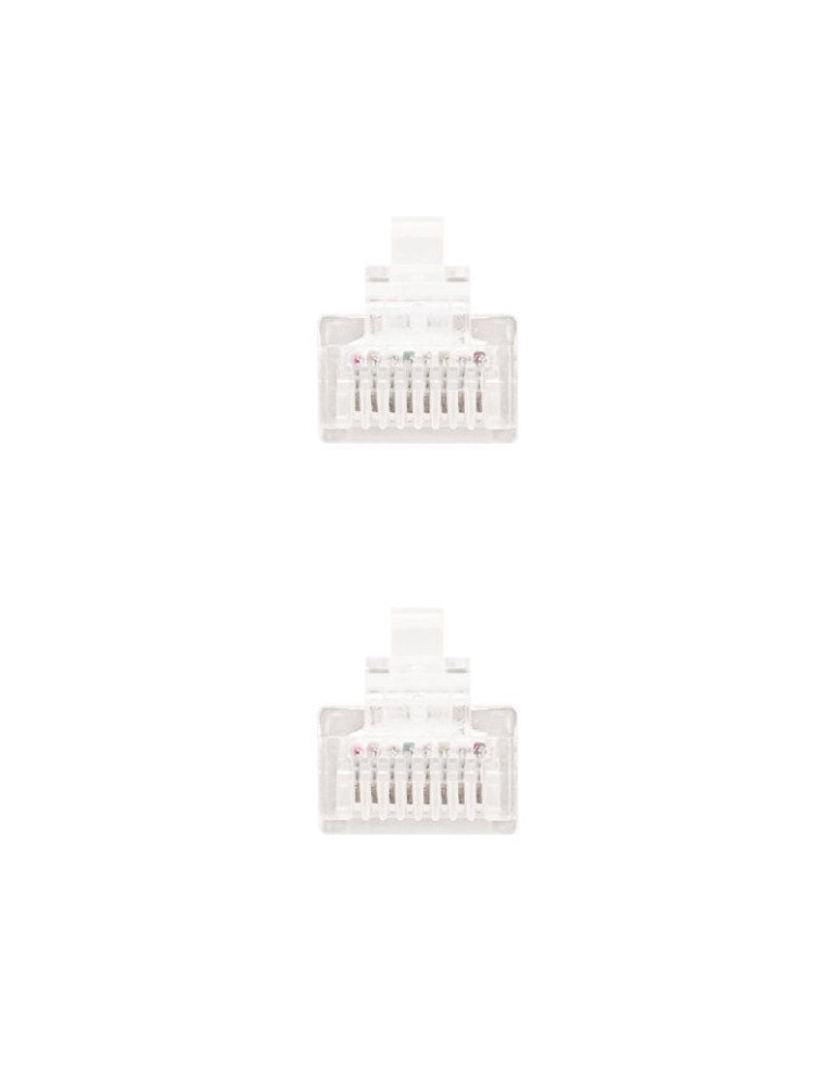 Cable de Red RJ45 UTP Nanocable 10.20.0400-L25-W Cat.6/ 25cm/ Blanco