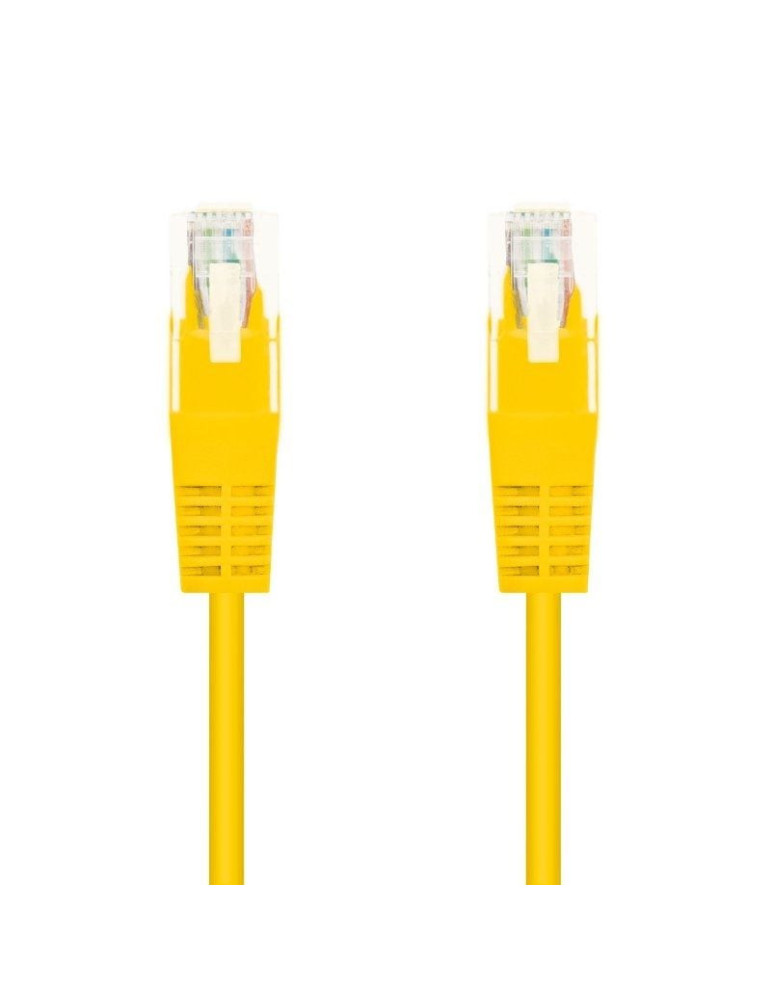 Cable de Red RJ45 UTP Nanocable 10.20.0400-Y Cat.6/ 50cm/ Amarillo