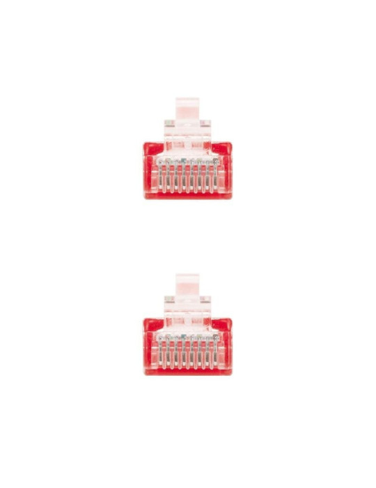 Cable de Red RJ45 UTP Nanocable 10.20.0401-R Cat.6/ 1m/ Rojo