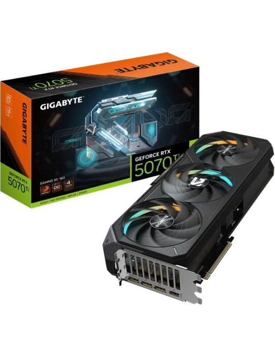 Tarjeta Gráfica Gigabyte GeForce RTX 5070 Ti Gaming OC 16G/ 16GB GDDR7